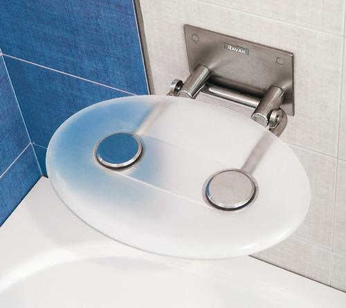 sprchové sedátko OVO-P OPAL B8F0000049 RAVAK - Kúpeľňové doplnky  | MasMasaryk