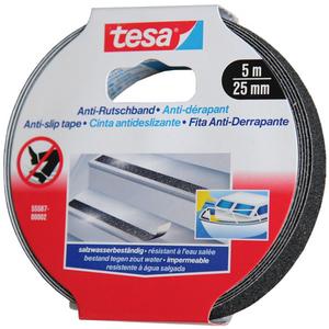 páska TESA  protišmyková  25mm/5m čierna  5558 - Fólie,plachty,pásky,silon, guma,klingerit,papier | MasMasaryk