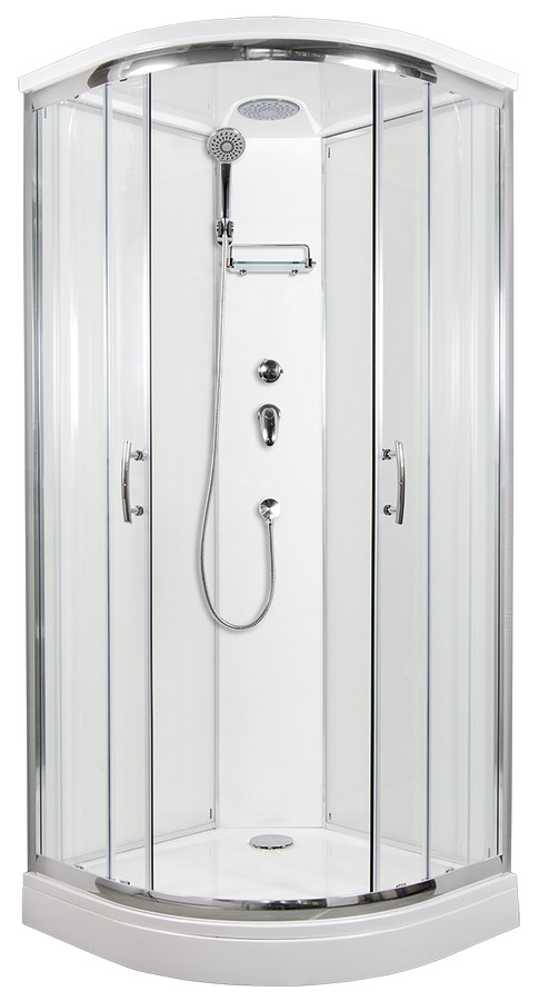 sprchový BOX BRILIANT MODEL 1 88x88x210 číre sklo, sprcha, polička - Tovar | MasMasaryk