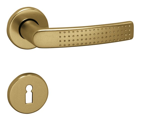 kľučka/kľučka rozeta/OK GI - MEDOX  BB F4 bronz elox - Kľučky na obyčajný kľúč (OK)(BB) | MasMasaryk