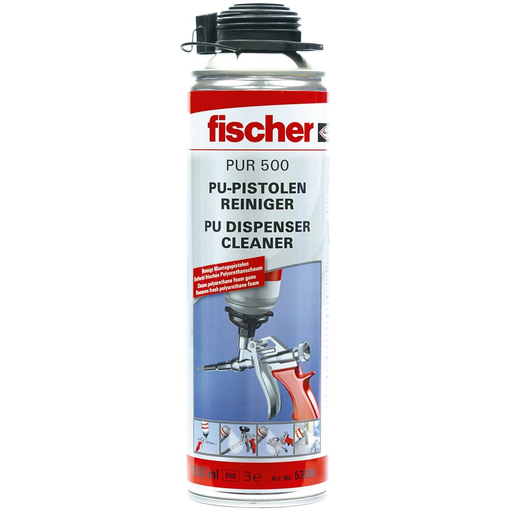 Fischer  čistiaci prípravok na peny  PUR R 500ml  525010 - Tovar | MasMasaryk