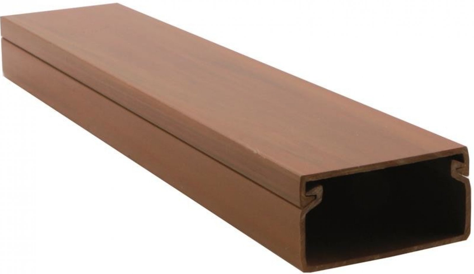 Lišta 15x10 PVC D1001-8835 1ks=2m tmavé drevo - Tovar | MasMasaryk