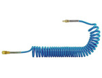 hadica na vzduch špirálová PU 6,5/10mm  7,5m  modrá - Kompresory a príslušenstvo | MasMasaryk
