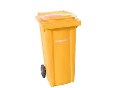 nádoba na odpad popolnica 240L  žltá