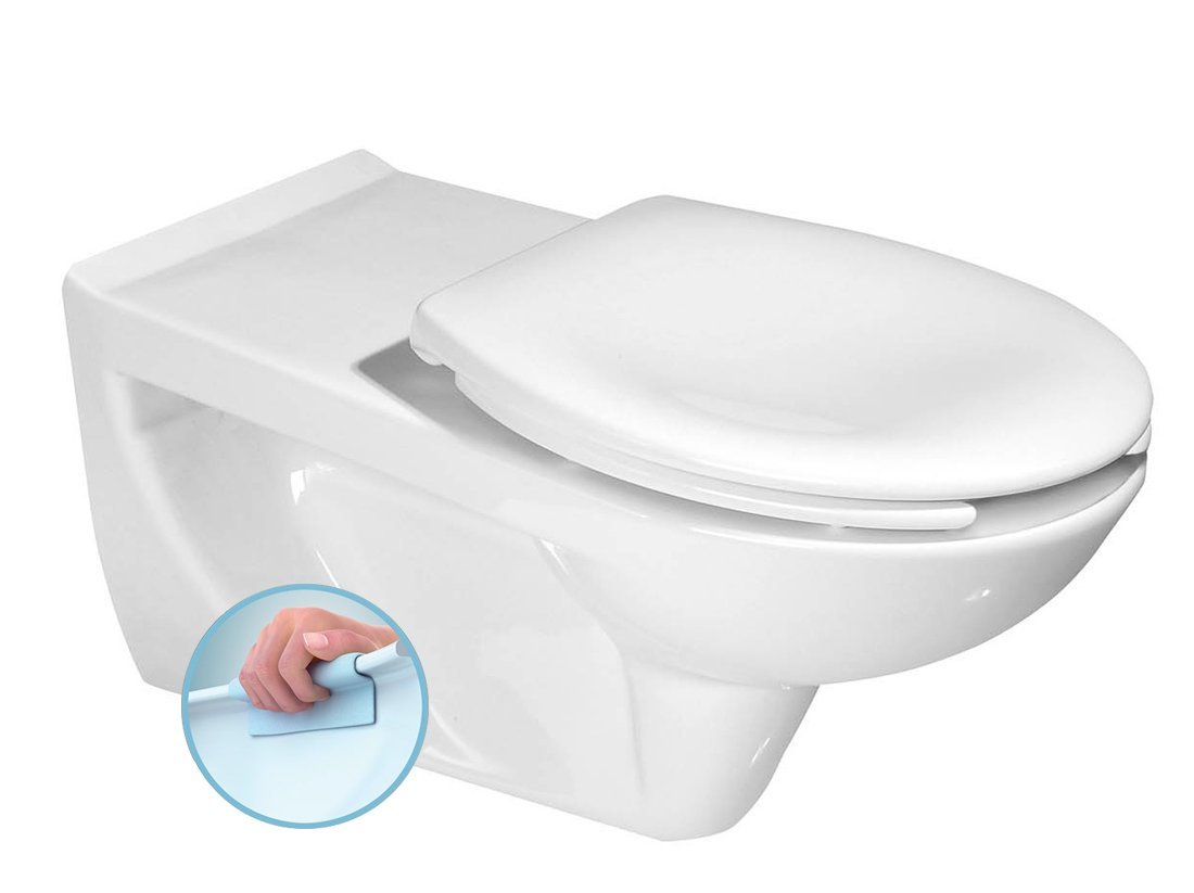 WC misa závesná K670-002 ERIUDA RIMLESS predĺžené pre handicap. 37x73 cm - Závesné WC | MasMasaryk