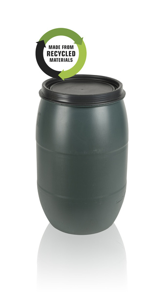 nádoba 120l s vekom zelený barel  962000