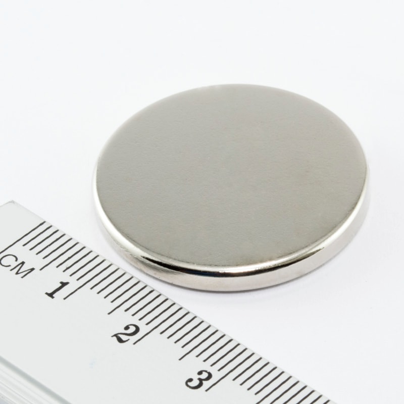 Magnet kruh neodýmový 30x3 mm – N38 - magnety | MasMasaryk