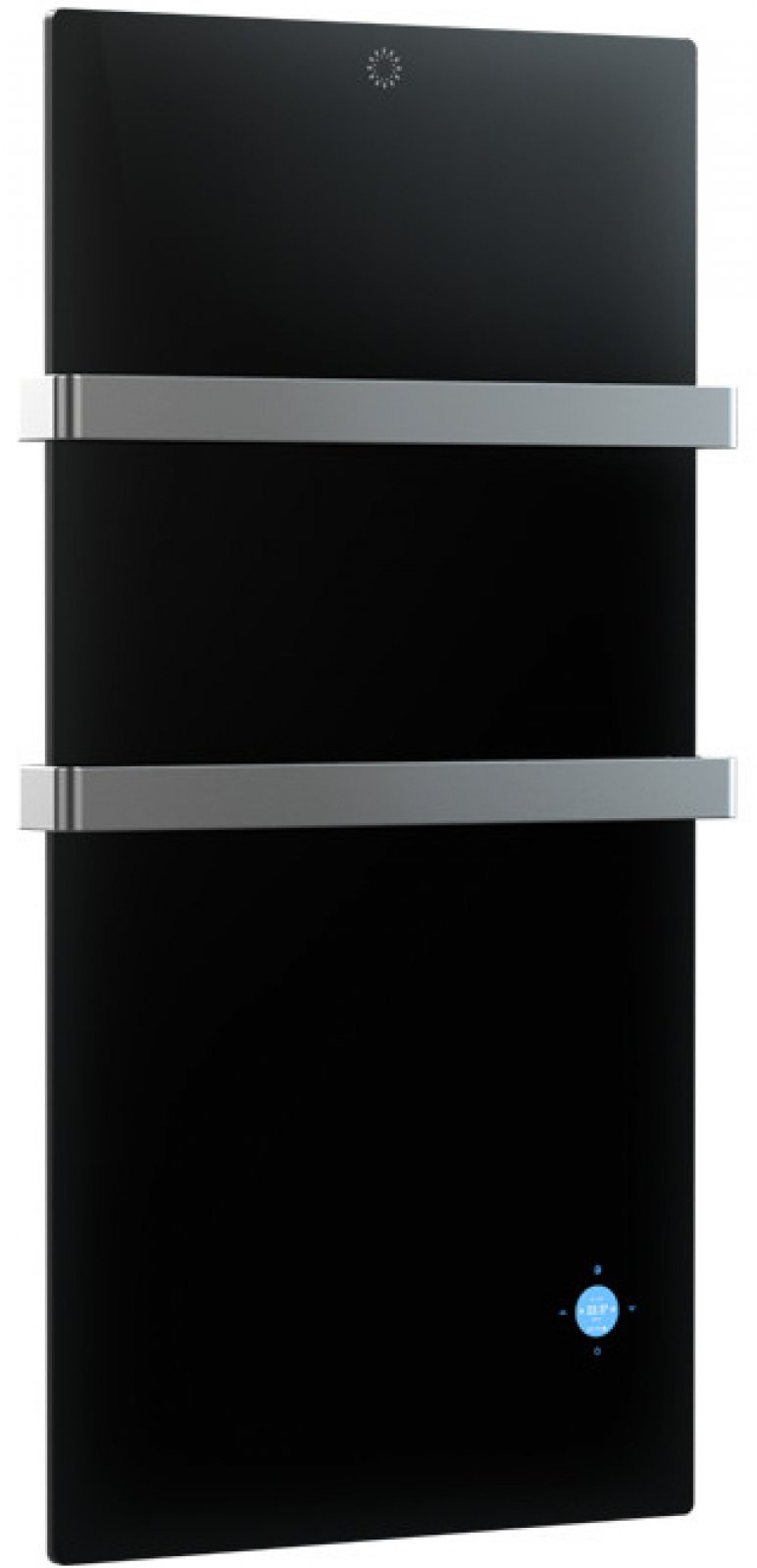 vykurovací panel TowelBoy 600W 1100x550 Graphenium Black - strieborné madlá - Vykurovanie kúpeľne | MasMasaryk