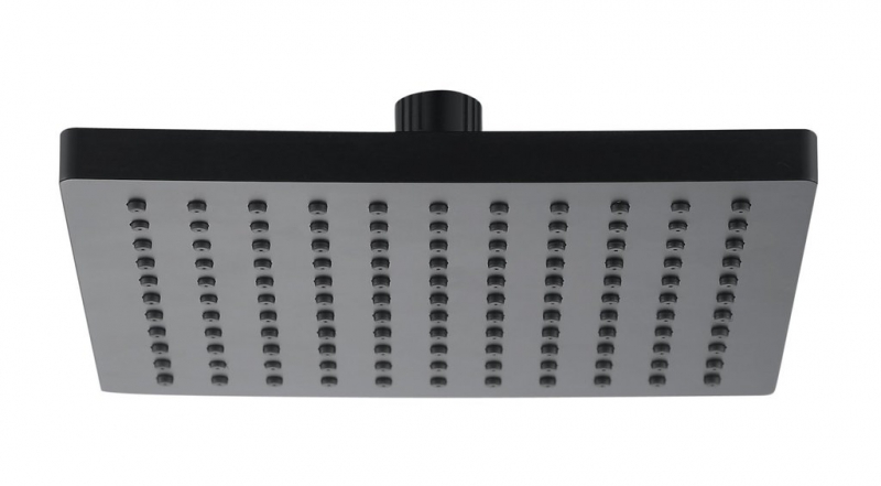 sprchový rozprašovač  HZUH12112B 200 × 200 mm, štvorec čierna - Tovar | MasMasaryk