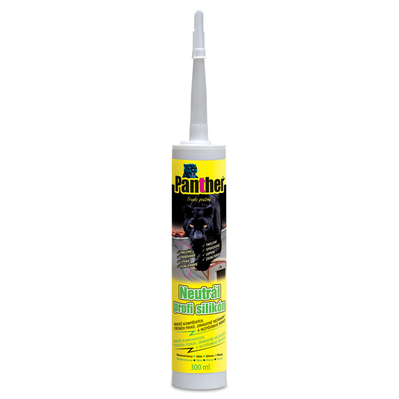 Panther silikon neutrálny transparent 600ml