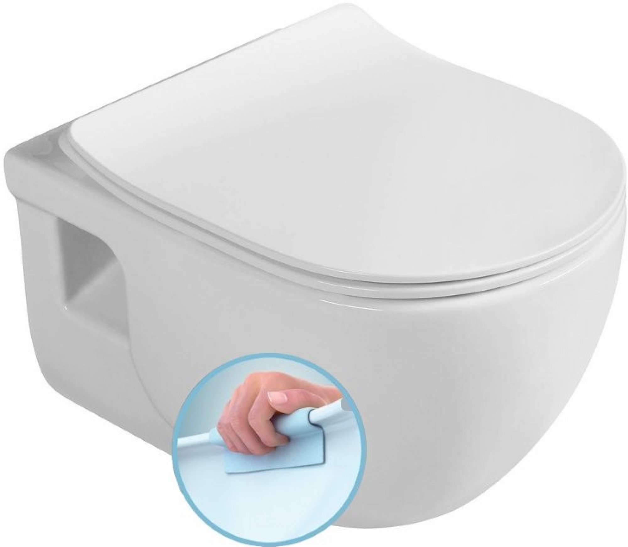 WC misa závesná BRILLA rimless 100614 36,5x53 cm - Závesné WC | MasMasaryk