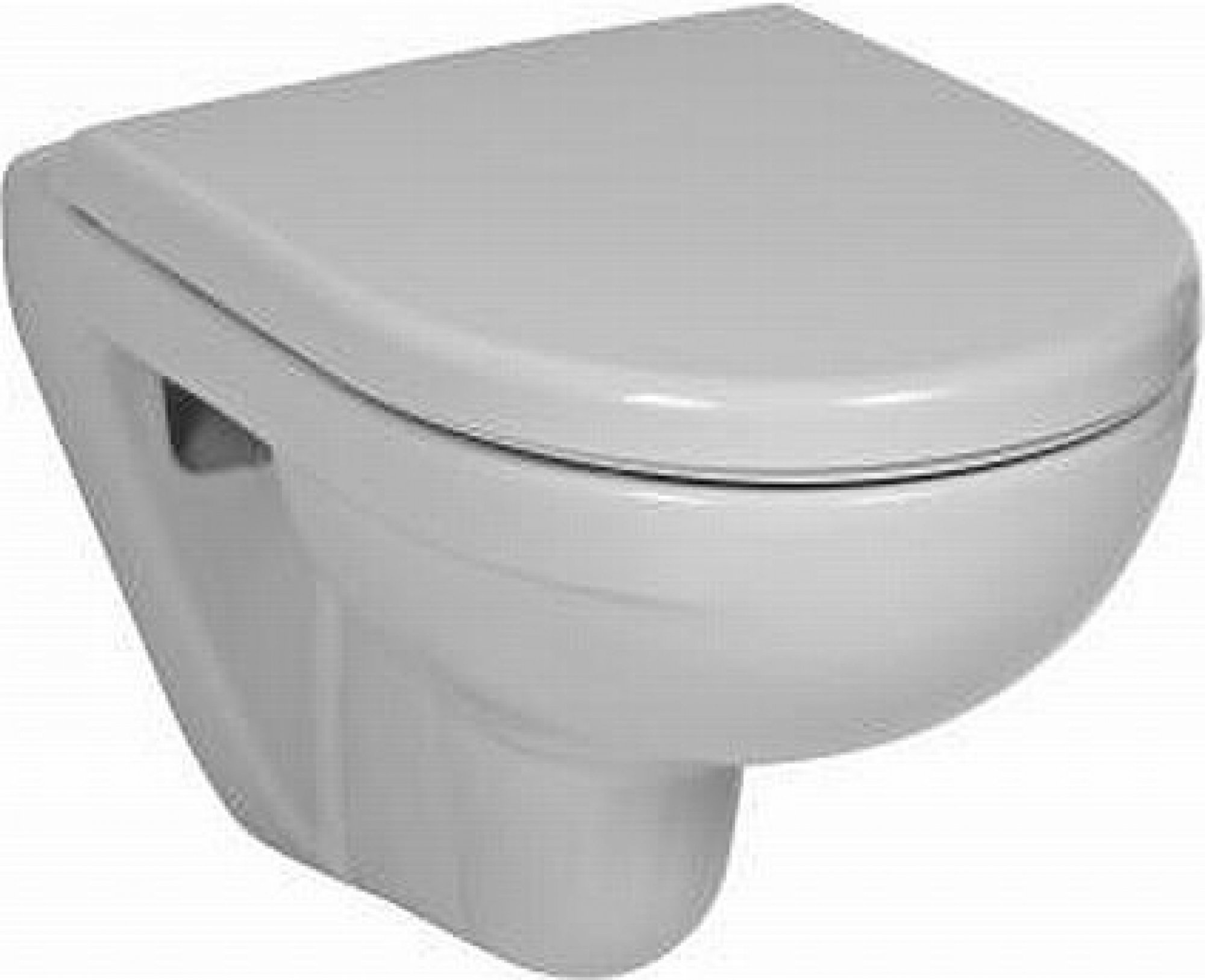 WC misa závesná LYRA PLUS Compact 49 cm H8233820000001 - Závesné WC | MasMasaryk