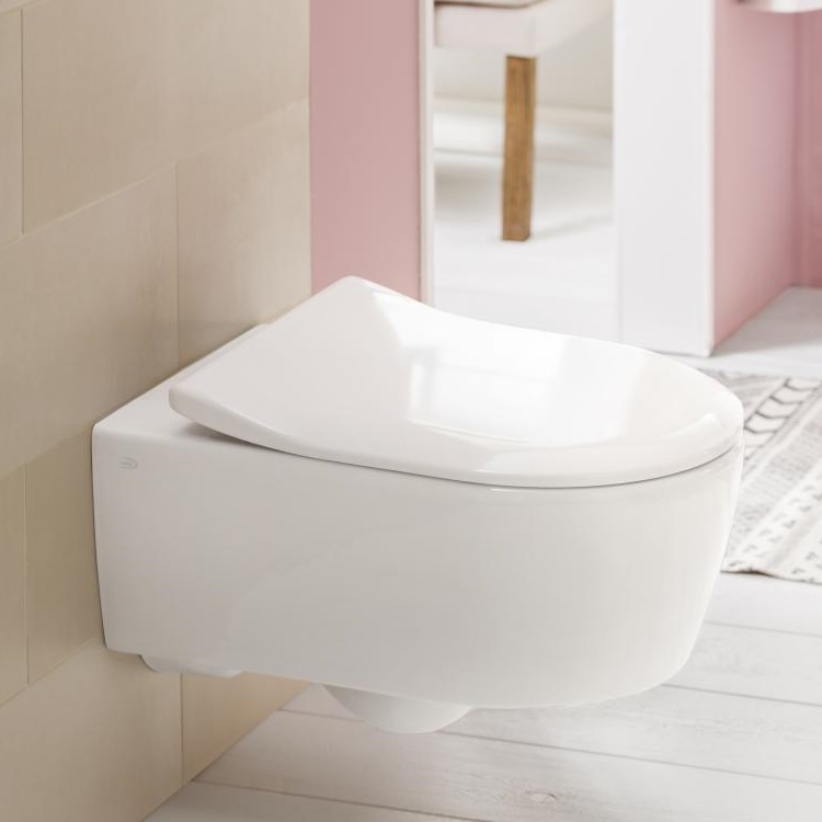 WC misa závesná AVENTO 53x37+sedadlo,DirectFlush s Ceramicplus 5656RSR1