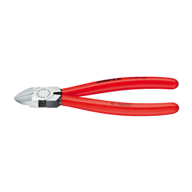 Kliešte KNIPEX cvikacie bočné rovné 180mm 7201180