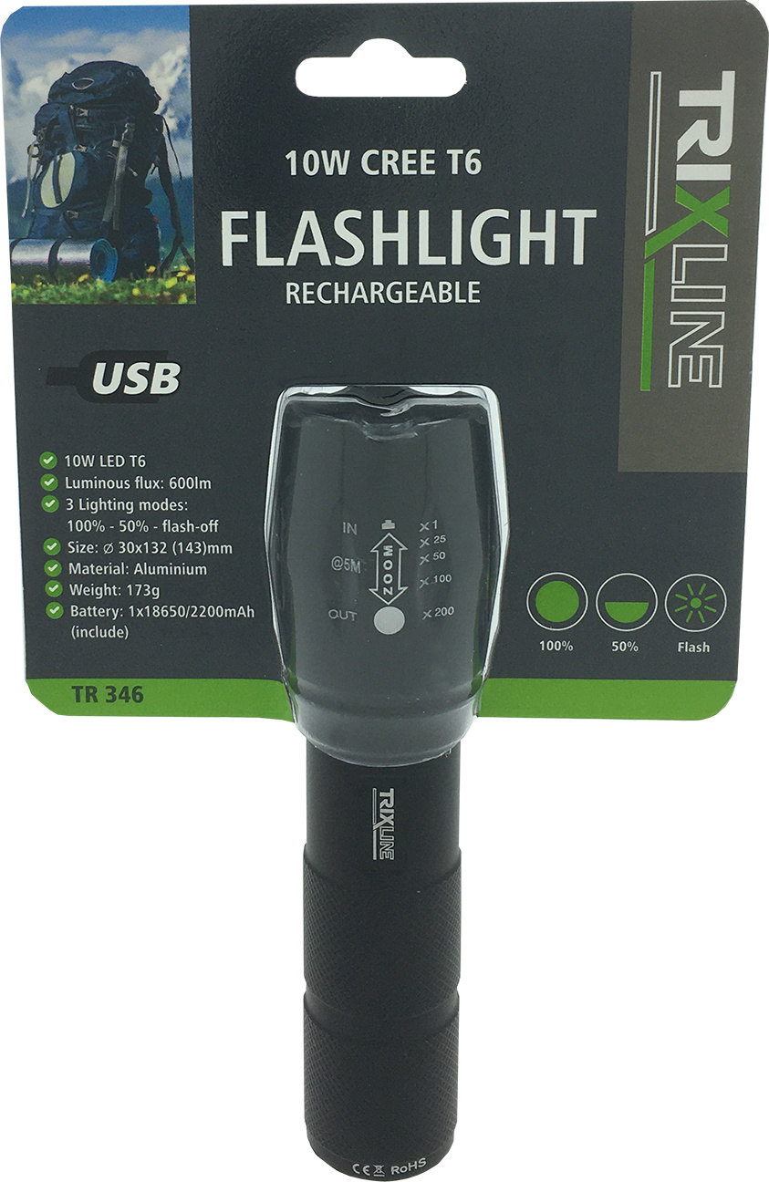 Baterka LED nabíjacie pracovné svietidlo 10W TR346   -   - svietidlá,halogény | MasMasaryk