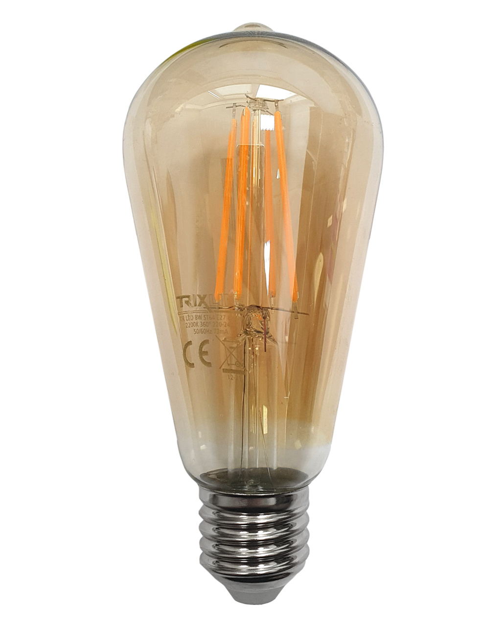 žiarovka E27 LED 8W   2000K ST64 Filament   - žiarovky | MasMasaryk
