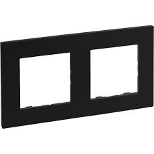 Niloé čierna rámček - 2    863592 - vypínače a zásuvky | MasMasaryk