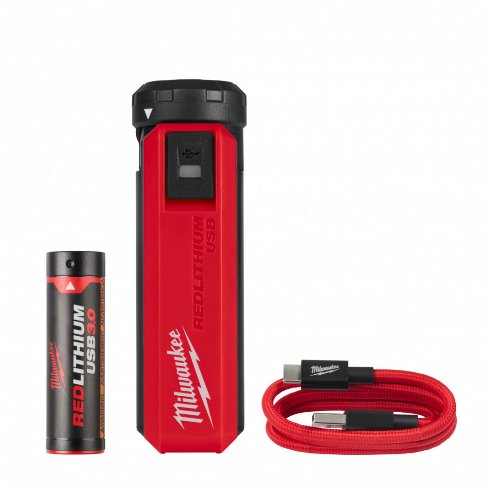 Milwaukee nabíjačka USB, kábel, akumulátor L4B3  3,0Ah 4932493335