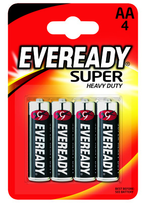 batéria AA Zinc/chlorid   EVEREADY SUPER LR06  - batérie /monočlánky/ | MasMasaryk
