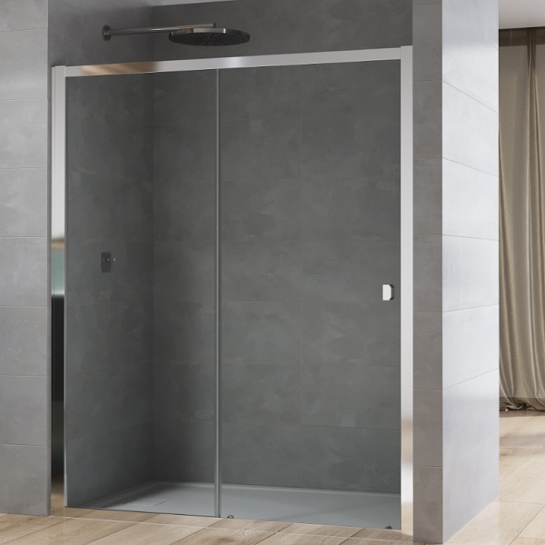 sprchový kút ARELIA D20S2 140 40 07 posuvné dvere s pevnou stenou v rovine, 5 mm sklo, 1900 výška - Sprchové kúty a zásteny | MasMasaryk