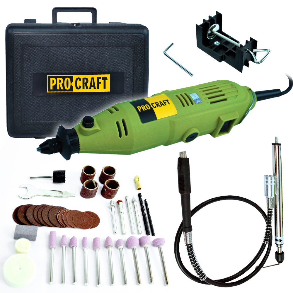 PROCRAFT brúska priama s ohybným nástavcom   PG400