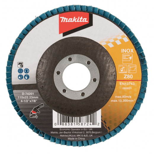 MAKITA P KOTÚČ BRÚSNY ZIRKON 115 x 22,23 mm 80    D-74201