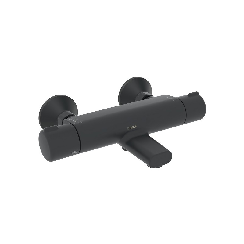 vodovodná batéria HANSA MICRA čierna mat 5816217133 vaňová termostatická