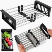 drez mriežka posuvná, 30 - 42,5 cm, čierna