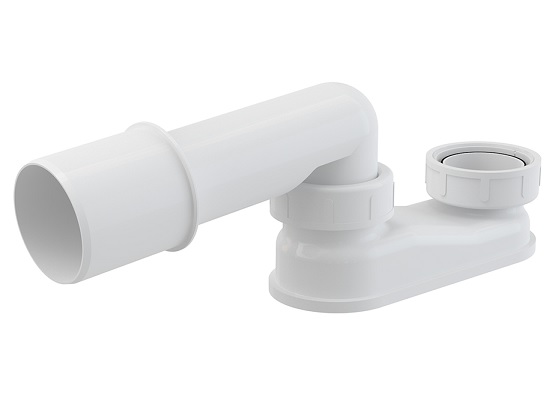 sifón vaňový prípojka biela A532-DN50 Alca znížená