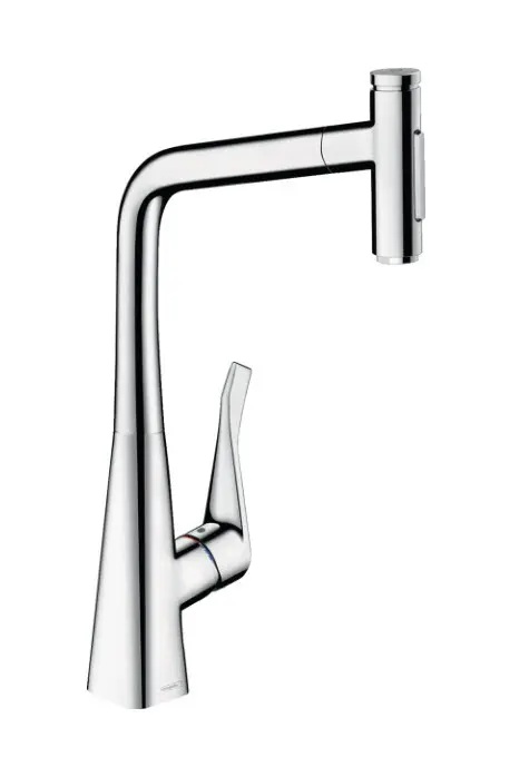 vodovodná batéria HG METRIS SELECT M71 73820000 drezová so select. tlač., výsuvná sprška