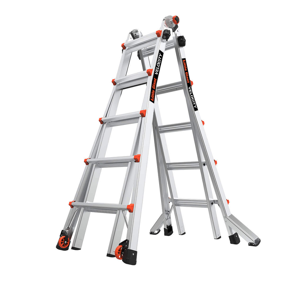 LittleGiant  rebrík hliníkový výsuvný kĺbový VELOCITY 4x6 nos. 150 kg 15426EN