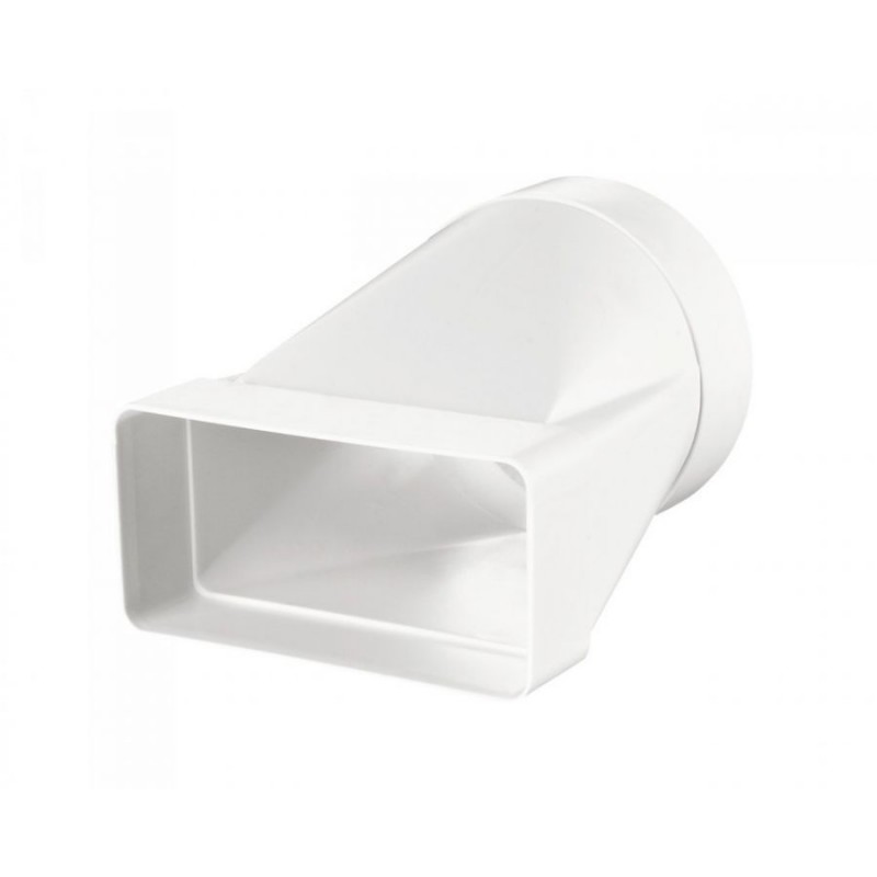 vzduch prechod rura-kanal 100 - 55x110mm plast 511