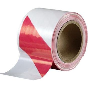 Páska výstražná  70mmx500m červeno/biela B711RL  DB - Fólie,plachty,pásky,silon, guma,klingerit,papier | MasMasaryk