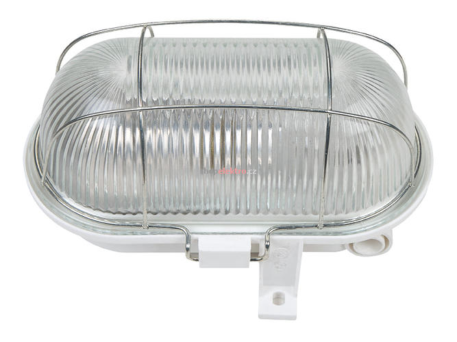 svetlo 1x 100W IP44 Panlux SKP-100/B kruh biely - svietidlá,halogény | MasMasaryk