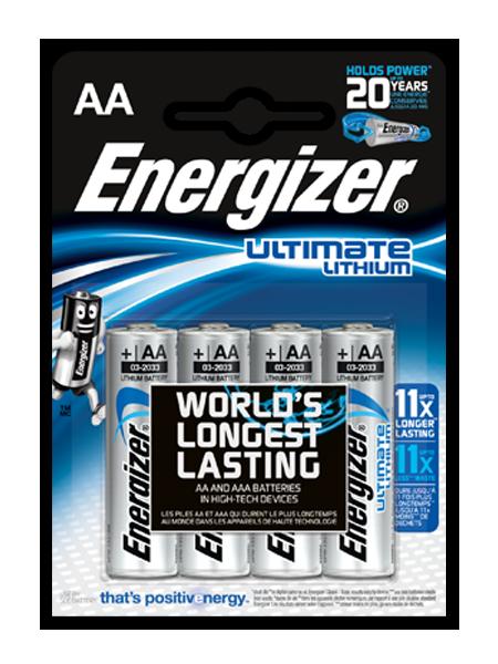batéria AA Energizer  FR6/4    AA/4  Ultimate Lithium - batérie /monočlánky/ | MasMasaryk