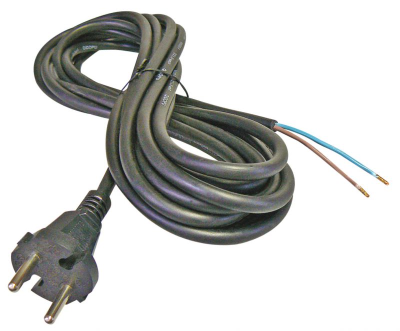 predlžovací kábel 5m ROVNA 2x1.5 guma S03350 - predlžovačky | MasMasaryk