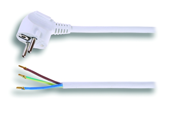 predlžovací kábel 5m uhlová 3x1,5 biela  S14325 - predlžovačky | MasMasaryk