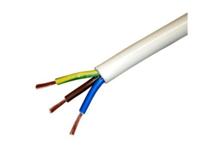 kábel H03VV-F 2x0.5mm biely - káble | MasMasaryk