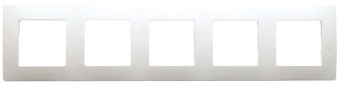 Niloé rámček - 5 biely 665005 - vypínače a zásuvky | MasMasaryk