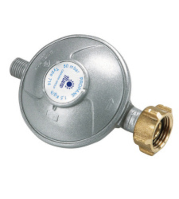regulátor tlaku Propan Butan NP01033 30mbar 1,5kg/hod výstup G1/4 L - meranie a regulácia | MasMasaryk