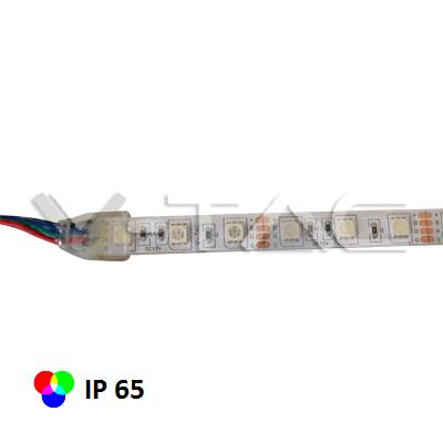 LED STRIP V-TAC IP65 5m RGB 60/m 14,4W  /LP 2155/ - žiarovky | MasMasaryk
